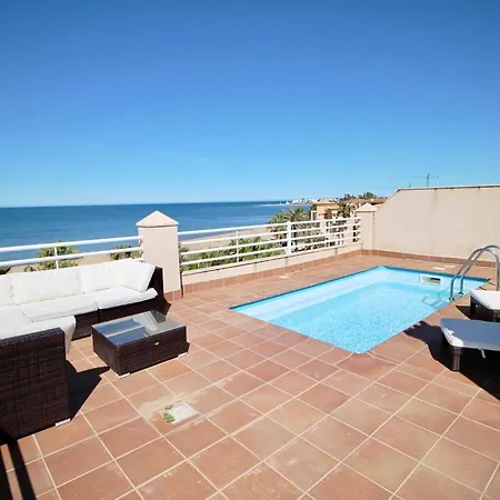 Atico Con Piscina Privada En Primera Linea Apartment *